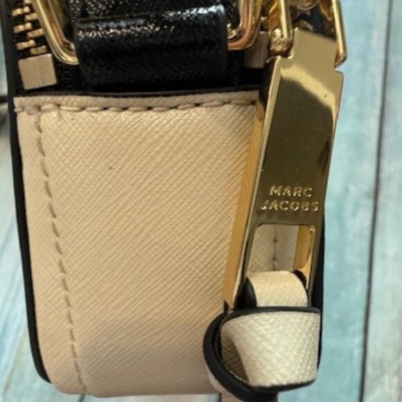 NWT Marc Jacobs "The Snapshot" crossbody bag in calf leather NEW CLOUD MULTI - Picture 14 of 16
